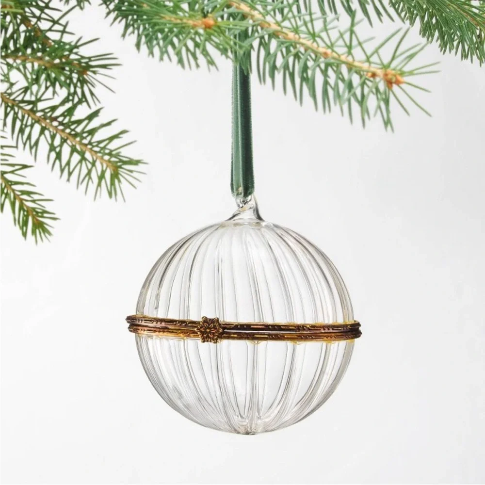 Hinged Glass Christmas Tree Ornament - Hearth & Hand™ with Magnolia 2025